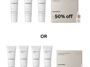 brightening foam + age element brightening complex plus